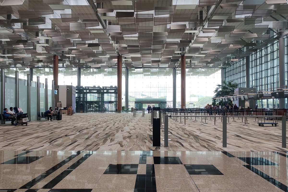 JB to Changi Airport private car route visual